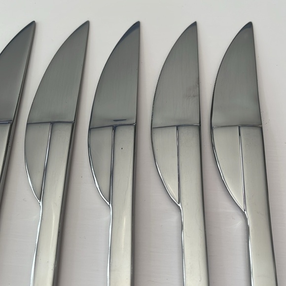 Vintage Boda Nova Stockholm pattern set of 7 Knives - Picture 3 of 11